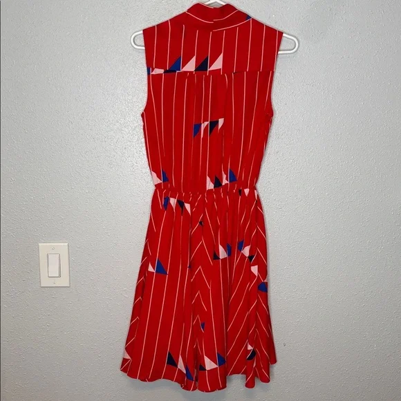 Molly Bracken Red Sleeveless Mini A-Line Dress Size Small - Picture 7 of 7